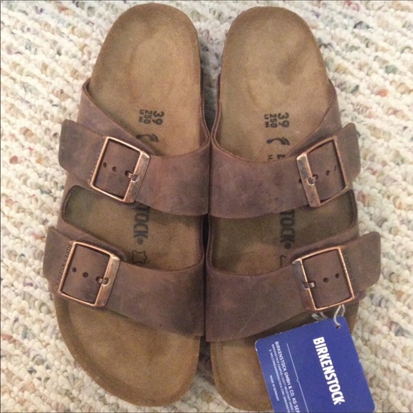 🆕 BIRKENSTOCK habana brown arizona leather sandal - Picture 4 of 8